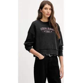 Pánská mikina Bavlněná mikina Guess Jeans W6RQ04.KCPR1 černá 99X, vel. M