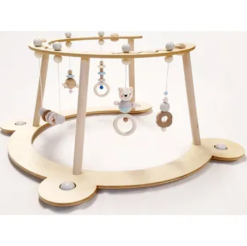 Dětské chodítko Hess Dřevěné chodítko medvídek Nature