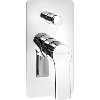 Vodovodní baterie Sapho PAX podomítková sprchová baterie, 2 výstupy, chrom - XA42