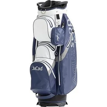 Golfový bag JuCad JuCad Bag Aquastop Plus Facelift WHITE/BLUE