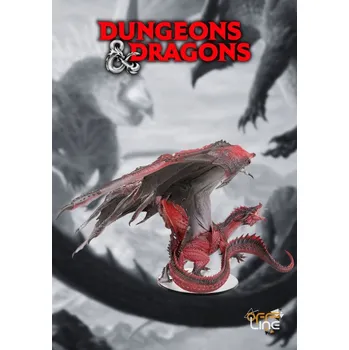 Figurka Dungeons & Dragons - soška dospělého draka Red Tyrant