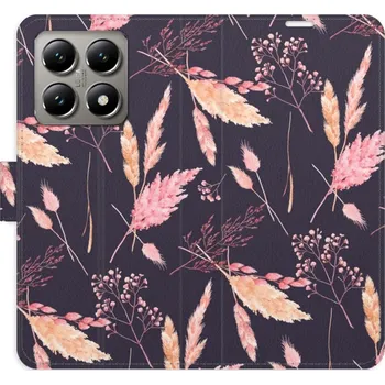 Pouzdro na mobilní telefon Flipové pouzdro iSaprio - Ornamental Flowers 02 - Xiaomi 14T Pro