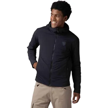 Rossignol OPSIDE HOODIE JKT-BLACK pánská bunda na běžky - 0XL