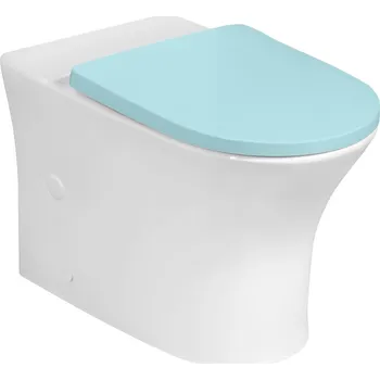 Klozet Bruckner LEON WC kombi mísa, Rimless, 61,5x37cm, spodní/zadní odpad, bílá - 201.421.4