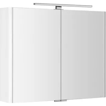 Sapho LUCIE galerka s LED osvětlením, 86x70x17cm, bílá - LU085-0030