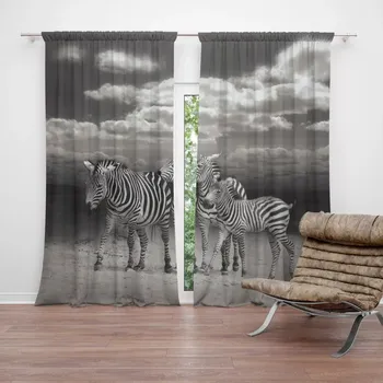 Závěs Sablio Závěs Zebry: 2ks 140x250cm