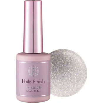 Lak na nehty RUSCONA Ukončovací/závěrečný UV gel na nehty UV gel na nehty HOLO FINISH 12 ml