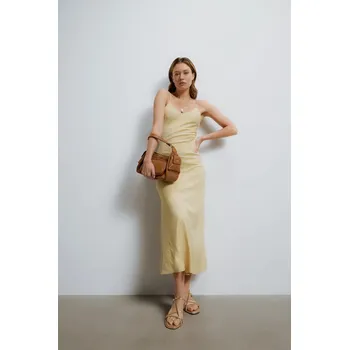 Dámské šaty Šaty Answear.LAB 5356.IKK žlutá 11X, vel. M