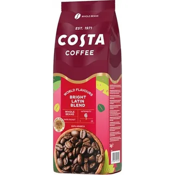 Káva Káva zrnková Arabica Costa Coffee Bright Blend Medium 1000 g
