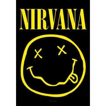 Plakát plakát, vlajka Nirvana - Logo