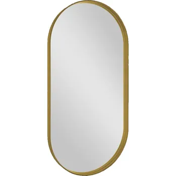 Sapho AVONA oválné zrcadlo v rámu 50x100cm, zlato mat - AV500G