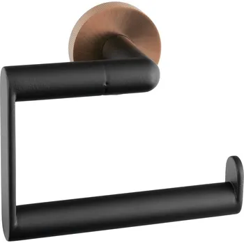 Sapho LARISSA držák toaletního papíru, černá/měď mat - WS017BC