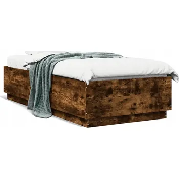 Postel Jednolůžková dřevěná postel VidaXL 90x220 cm, vícebarevná