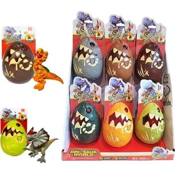 Figurka Dinosaurus ve vejci – sada se zvukem a světlem, skládací fosilie