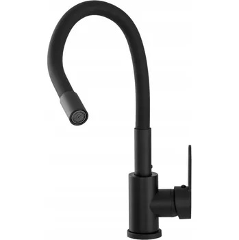 Vodovodní baterie Kuchyňská stojánková baterie GOSPO Flexi černá
