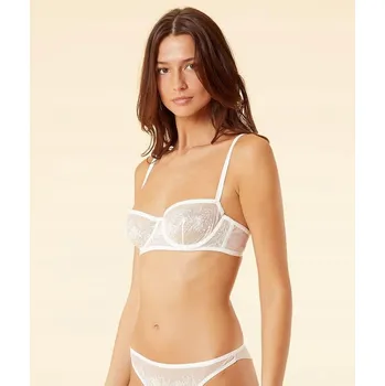 Podprsenka Etam podprsenka bardotka, balkonetka bílá velikost 70D