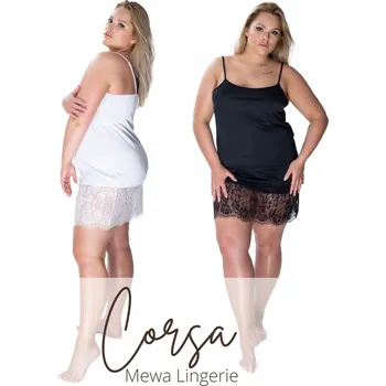 MEWA lingerie spodnička pod šaty ke kolenům bílá velikost 46