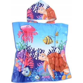 Prostěradlo Deka s kapucí Cotton world 120 x 60 cm modrá