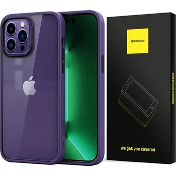 Pouzdro na mobilní telefon Zadní Kryt Spacecase pro Apple iPhone 14 Pro fialový