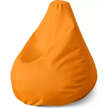 Sedací pytel Sablio Sedací vak Pear Oranžová - 70 x 95 x 15 cm