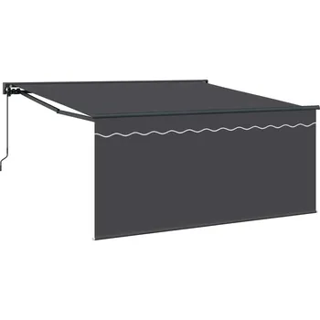 Markýza Budsorovatelné zastřešení Antracit 350 x 300 cm IM_3330223