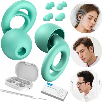 ŠPUNTY DO UŠÍ NA SPANÍ, DO KANCELÁŘE, NA CESTOVÁNÍ, PRO RELAXACI, PROTI CHRÁPÁNÍ XS S M L + POUZDRO