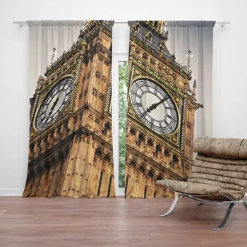 Závěs Sablio Závěs Clock tower: 2ks 140x250cm