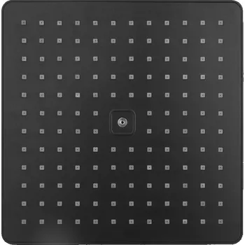 Sprchový panel AQUALINE Hlavová sprcha, 300x300 mm, ABS/černá mat SC174B