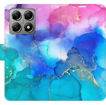 Pouzdro na mobilní telefon Flipové pouzdro iSaprio - BluePink Paint - Xiaomi 14T