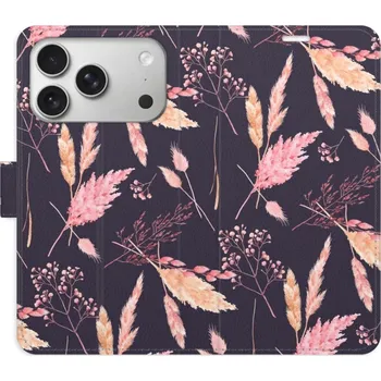 Pouzdro na mobilní telefon Flipové pouzdro iSaprio - Ornamental Flowers 02 - iPhone 17 Pro