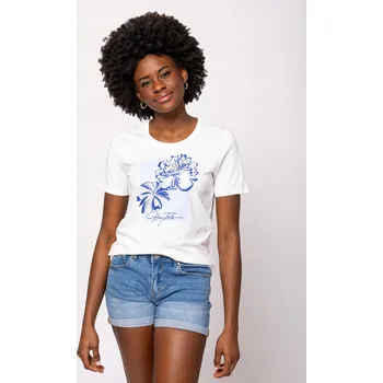 Dámské tričko HEAVY TOOLS DÁMSKÉ TRIČKO T-SHIRT METSY BÍLÉ ECRU VELIKOST M