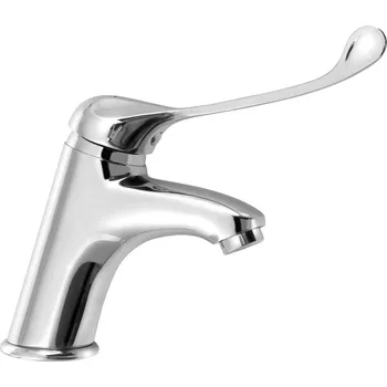 Vodovodní baterie Aqualine KASIOPEA stojánková umyvadlová baterie, lékařská páka, chrom - 1107-44