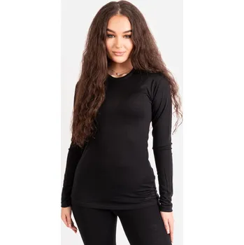 Pánské tričko UNUO Dámské merino tričko Nature s dlouhým rukávem L ČERNÁ