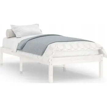 Postel Jednolůžková dřevěná postel VidaXL 90x190 cm bílá