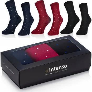 Pánská móda PÁNSKÉ PONOŽKY INTENSO 3 PÁRY Z_2 44-46