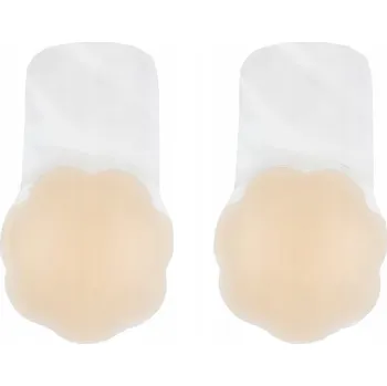 Podprsenka Náplasti BYE BRA NÁLEPKY / NÁPLASTI NA BRADAVKY PUSH UP EFEKT XL bezbarvé (průhledné)