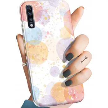 Pouzdro na mobilní telefon Zadní Kryt Hello Case pro Samsung Galaxy A70, Galaxy A70s béžový