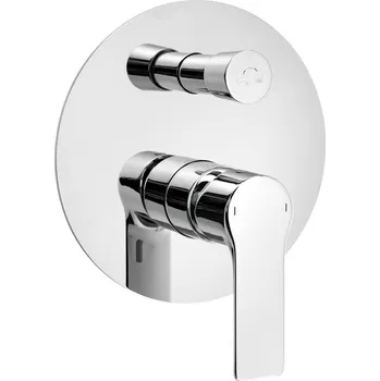 Vodovodní baterie Sapho PAX podomítková sprchová baterie, 2 výstupy, chrom - XA62