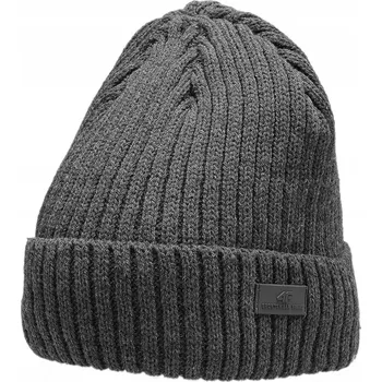 Čepice 4F zimní čepice beanie šedá, velikost M