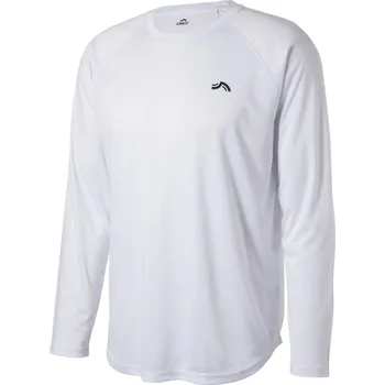 Pánské tričko CRIVIT Pánské funkční triko s dlouhými rukávy (bílá, S (44/46))