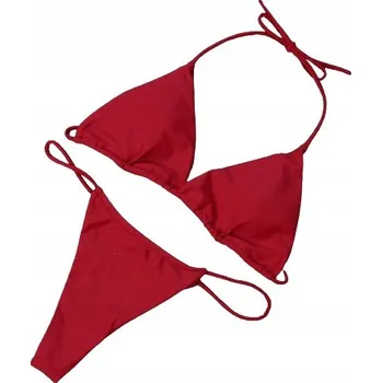 Dámské plavky Sexy Dvoudílné Plavky Bikini Brazilky Tanga - L