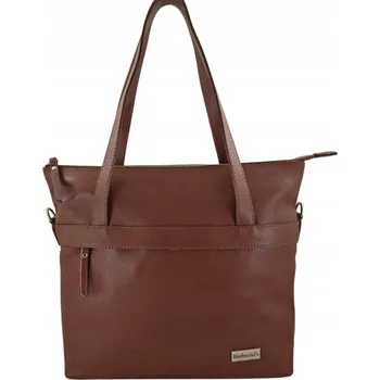 Kabelka Barberinis kabelka z pravé lícové kůže hnědá