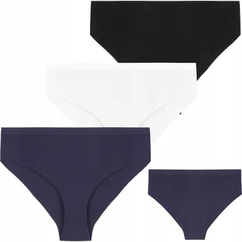 Dámské oblečení LASEREM VYROBENÉ KALHOTKY KALHOTKY MORAJ BAVLNĚNÉ, HLADKÉ, KLASICKÉ, 3-BALENÍ, VELIKOST M