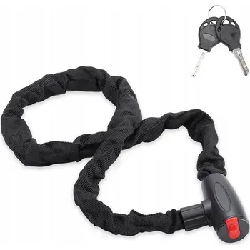 Zámek na kolo ZÁMEK NA KOLO NA KOLO MOTOR ZAPÍNÁNÍ SILNÝ ŘETĚZ 2 CM 100 CM 0765