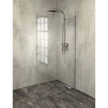 Polysan ARCHITEX sada pro uchycení skla, podlaha-stěna, max. š. 1200mm, černá mat - AXL2112B