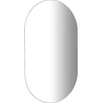 Aqualine VORA zrcadlo s broušenou hranou oválné 50x85cm, CU free - 22504