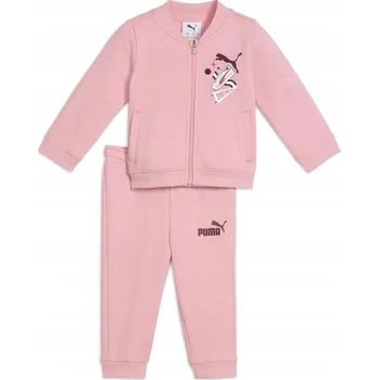 Teplákovka dětský Puma 68973227 MINICATS FULL ZIP SET FL INF Růžový 104