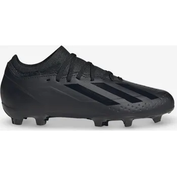 Kopačky ADIDAS Dětské kopačky X Crazyfast.3 FG 33 ČERNÁ|ŽLUTÁ