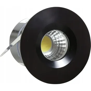 Stropní zapuštěné svítidlo Candellux Lighting 3 W integrovaný LED zdroj 4,8 cm černé