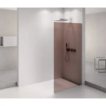 Polysan ARCHITEX CHROM sprchová zástěna 1062mm, sklo Marron - AXC110MR